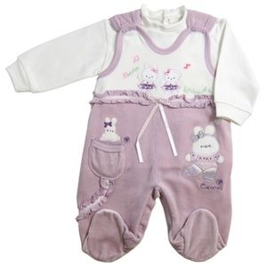 Easter Baby Girl Present Bunny Jumpsuit BRAND NEW!
